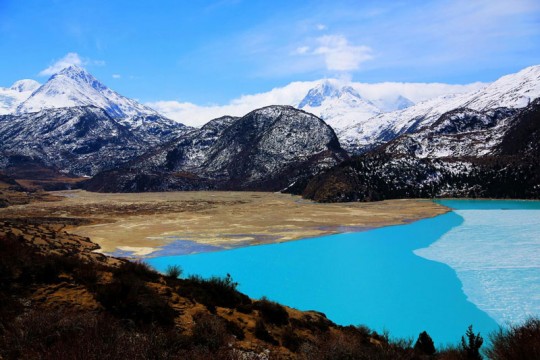 然乌湖川藏上最美的湖泊