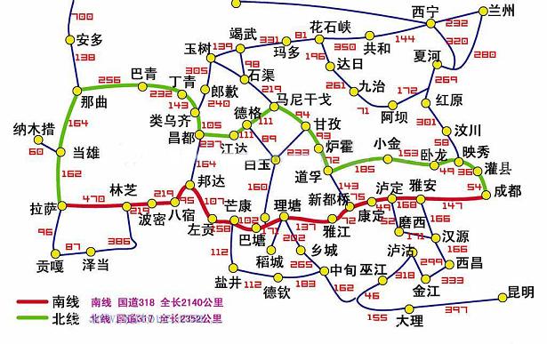 g317川藏北线自驾攻略一